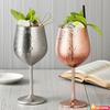 Drinking Wineglass Charms Supplies Bar Metal 2Pcs Wine Champagne Wine Stainless Glass Cocktail Glasses Steel Cup Party