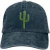 Темно-сині джинсові кепки Arizona Saguaro Cactus Бавовняна бейсболка унісекс Капелюх водія вантажівки на відкритому повітрі Капелюхи від сонця