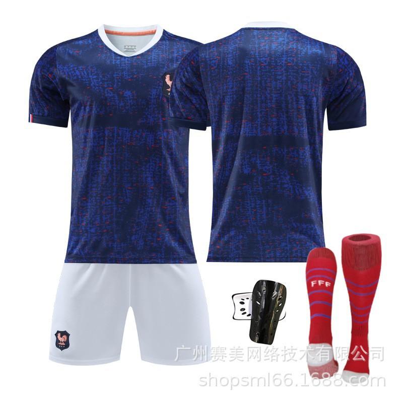 26 Zuhause Nr. 10 Mbabpe Fußball-Uniform Set 11 Dembele 6 Kamawinga 7 Griezman Trikot