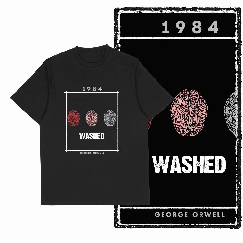 Hip Hop Y2K Top Simple Fashion Print Short Sleeve Street Wear Casual Loose T-shirt O Collar Retro T-shirt Top Unisex