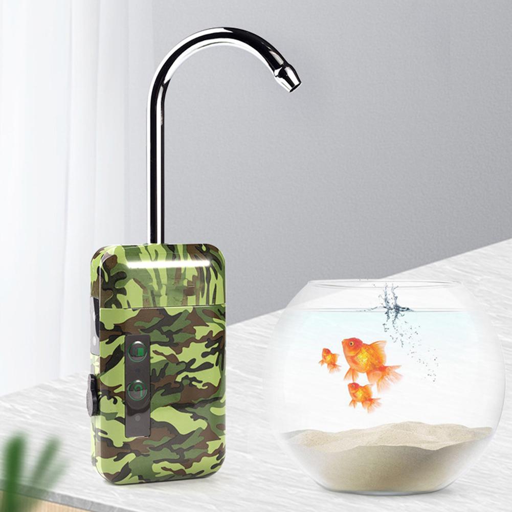 Oxygenation Air Pump Portable Fishing Submersible Pump Intelligent Sensor Energy Saving LED Light for Outdoor Accessories