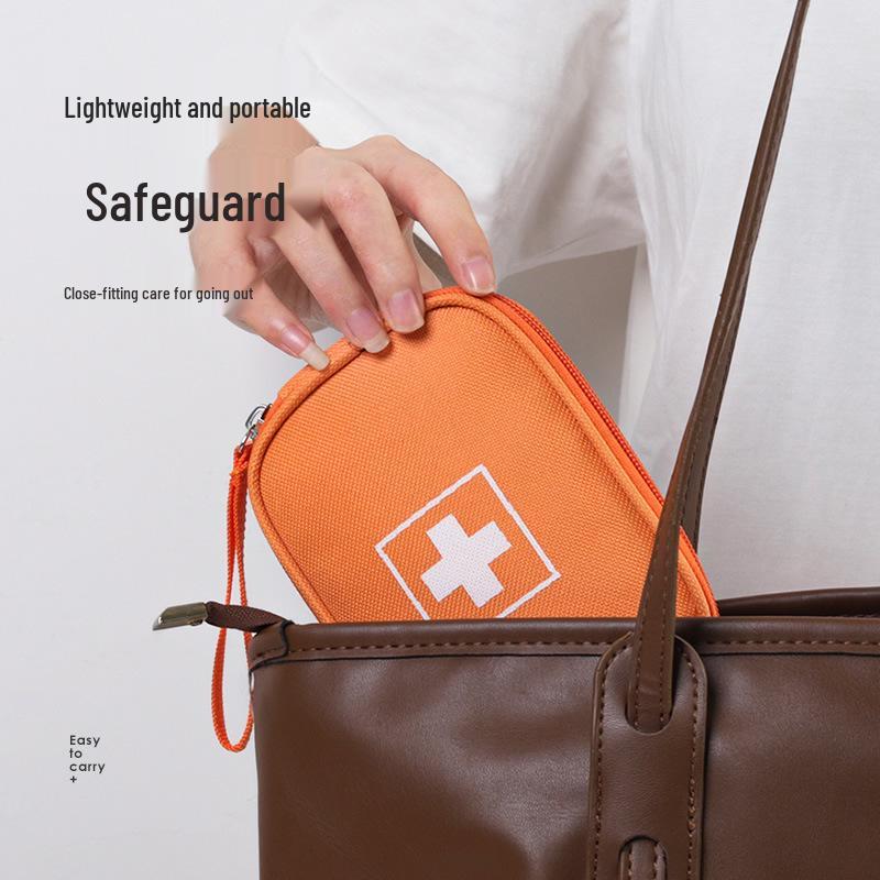 Portable Cross-Border Medical Kit: Compact Travel First Aid & Medicine Bag for Home and Epidemic Prevention