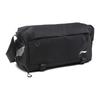 New LiNing Fitness Series Polyamide Shoulder Bag, Crossbody Bag Unisex Black ABLU095-1