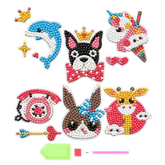 DIY Prinzessin Diamant Malerei Aufkleber pädagogische Stress Relief klare Muster Eltern-Kind-Diamant-Kunst