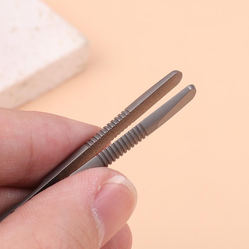 Mini Titan Pinzette Tc4 Titanlegierung Clip Tragbare Pinzette Kneifzange Edc Outdoor Werkzeug Taschen Wartungswerkzeug