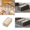 Fabric Foldable Storage Box With Dividers For Wardrobe Organization And Clothing Storage