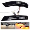 Dynamic Turn Signal Light LED Side Rearview Mirror Sequential Indicator Blinker Lamp For Ford Focus 2 3 Mk2 Mk3 Mondeo Mk4 EU