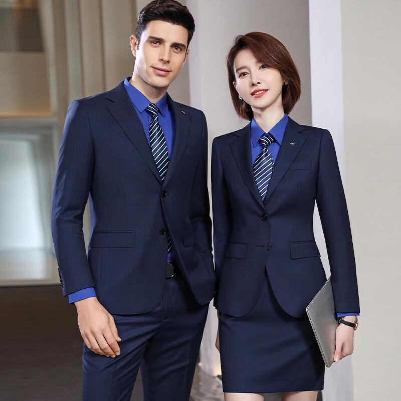 KASER YE 50% Wool Houndstooth Business Suit Set