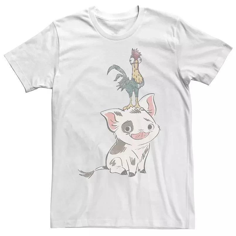 S Moana Pua Hei Hei Portrait White TShirt S