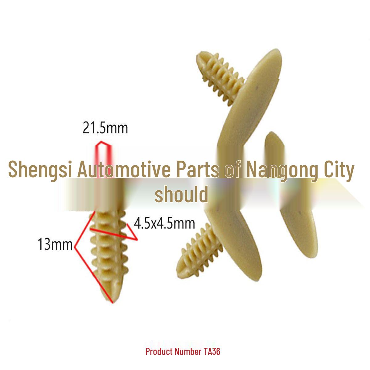 

BYD Nissan Car Headliner Decoration Clip - Tree-Shaped Rivet Buckle 10000 units