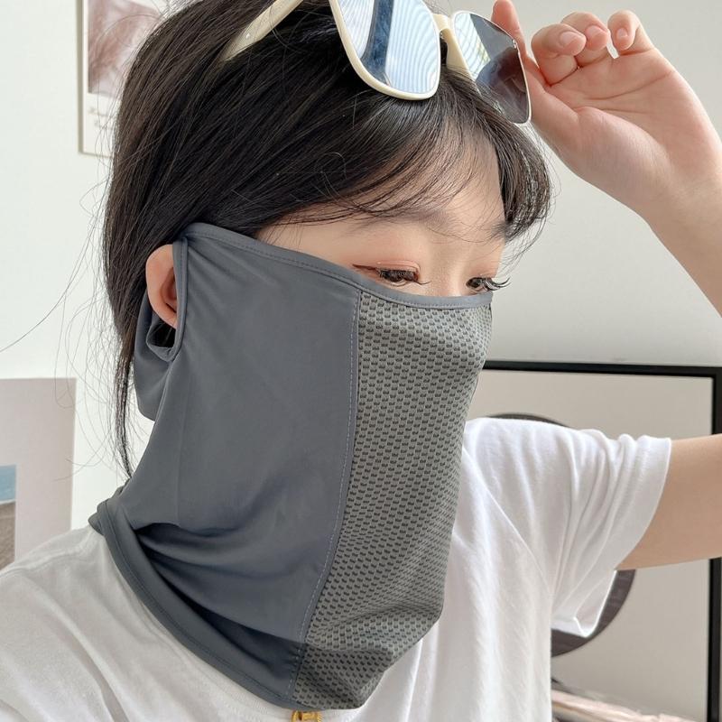 Fashionable Face Cover Neck Gaiter Sunproof Face Mask Sunshade Stylish Mask Accessory for Hot Weather