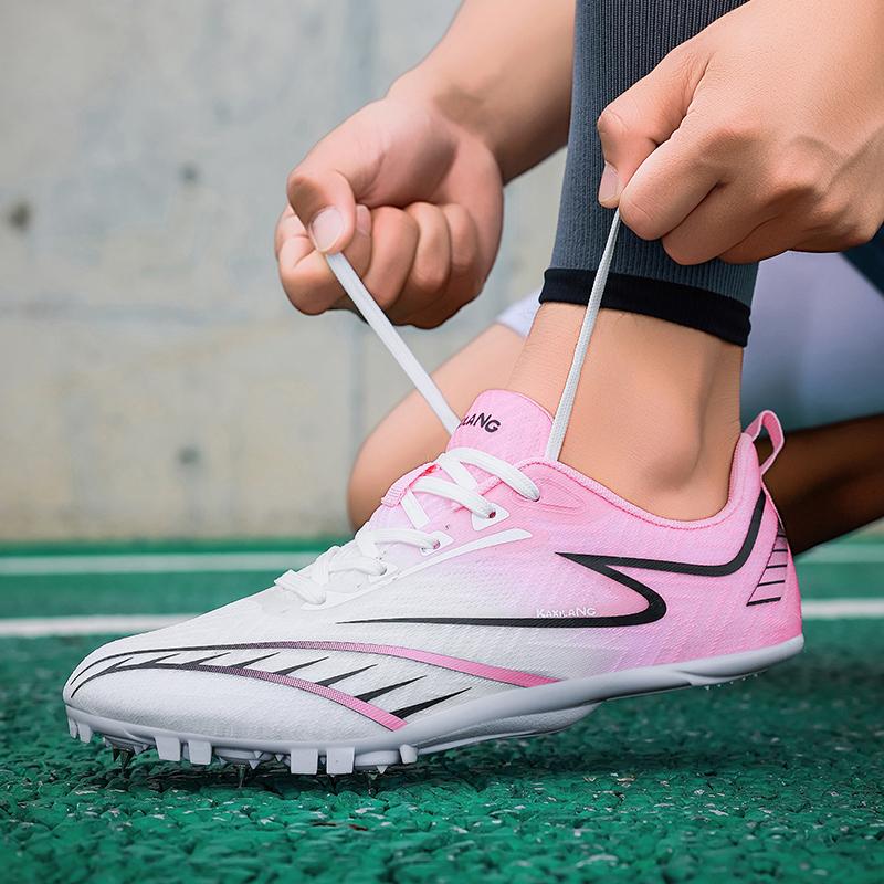 2026 Neue Damen und Herren Leichtathletikschuhe Rutschfeste Sprintspikes Sneaker Atmungsaktive Laufschuhe Niedrige Laufschuhe für das Bahntraining