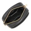 Michael Kors Jet Set Travel Signature Logo Ritssluiting Kalfsleer Schouder Crossbody Tas Medium Dames Zwart