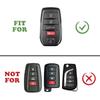 TANDRIVE Key Fob Cover For Toyota 2025 2026 Grand Highlander Corolla Cross 4Runner Land Cruiser Highlander Crown Signia Sequoia Venza -2026,