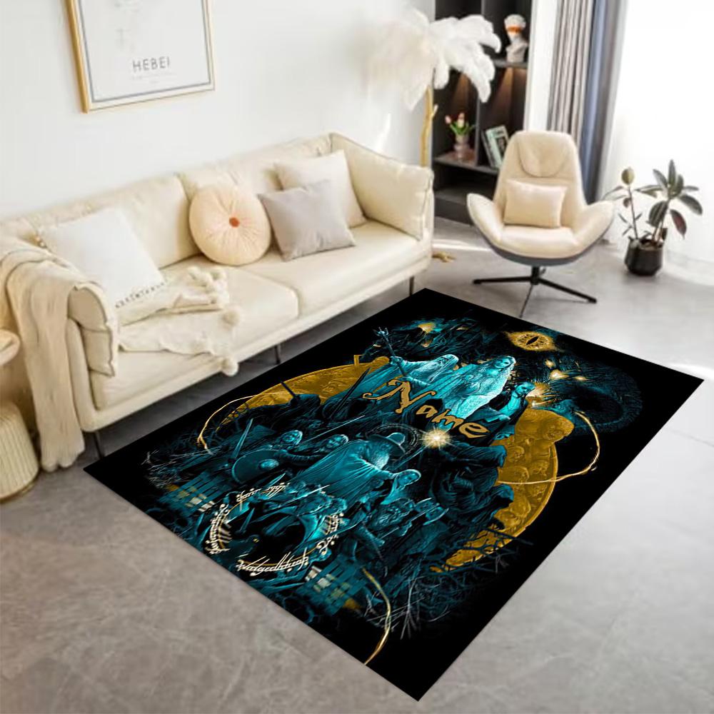 Fantasy World Spirits Personalized Text Carpet Design for Dormitory Dining Room Study room Bedrooms Antislip Carpet Anime Office Decor