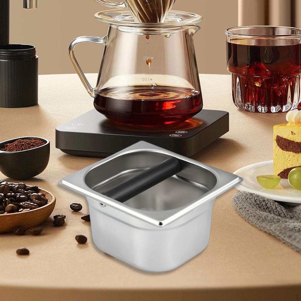 Grounds Tray, Metal Coffee Machine Accessory, Practical Collection, Easy Maintenance, Suitable for