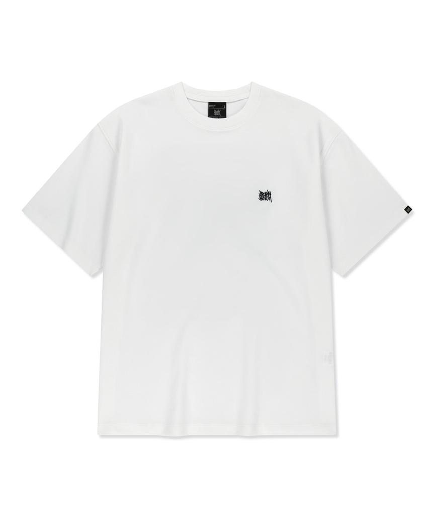 BROWNBREATH Bb Tag Small Logo Tee - White