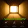 2000LM LED Solar Light Wall Lamp Motion Sensor Courtyard Garden Decoration Waterproof Sunlight Solar Power Yard Lights Outdoor Lighting
