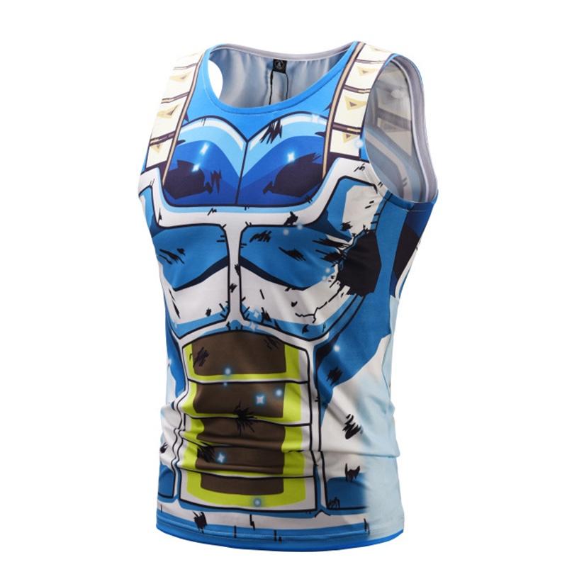 Premium Quality Men's Vegeta T-shirts Tank Top Dragon Ball Z Super 3d Sport Blouse Tee For Every Occasion