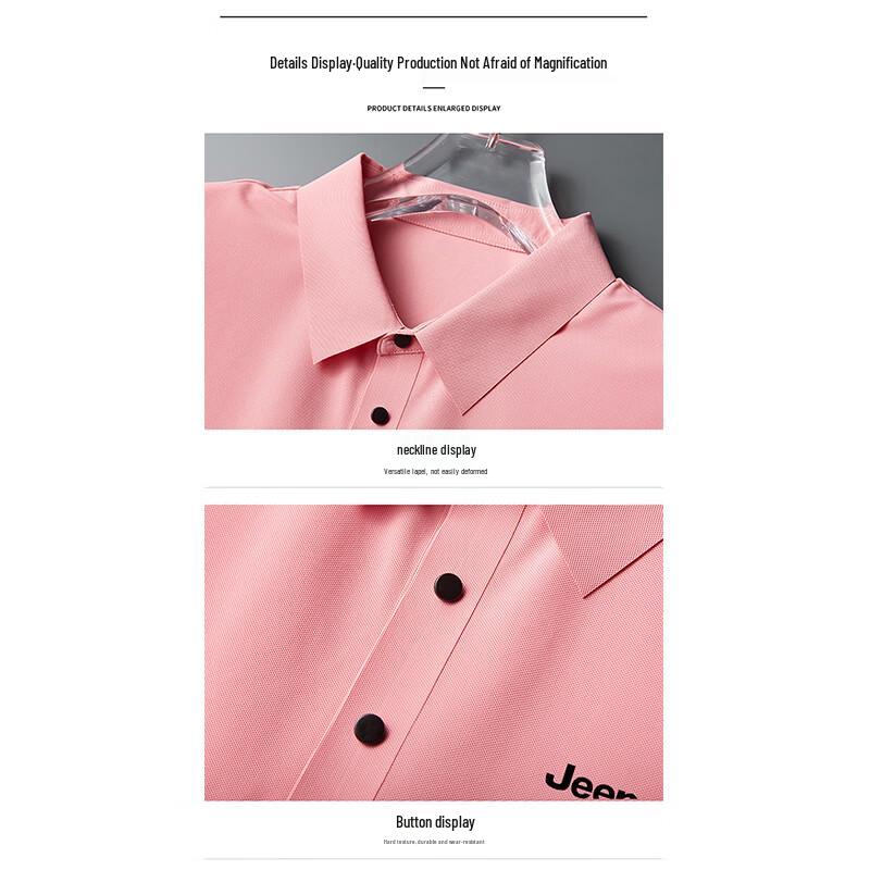JEEP SPIRIT Men's Ice Silk Quick-Dry Polo Shirt