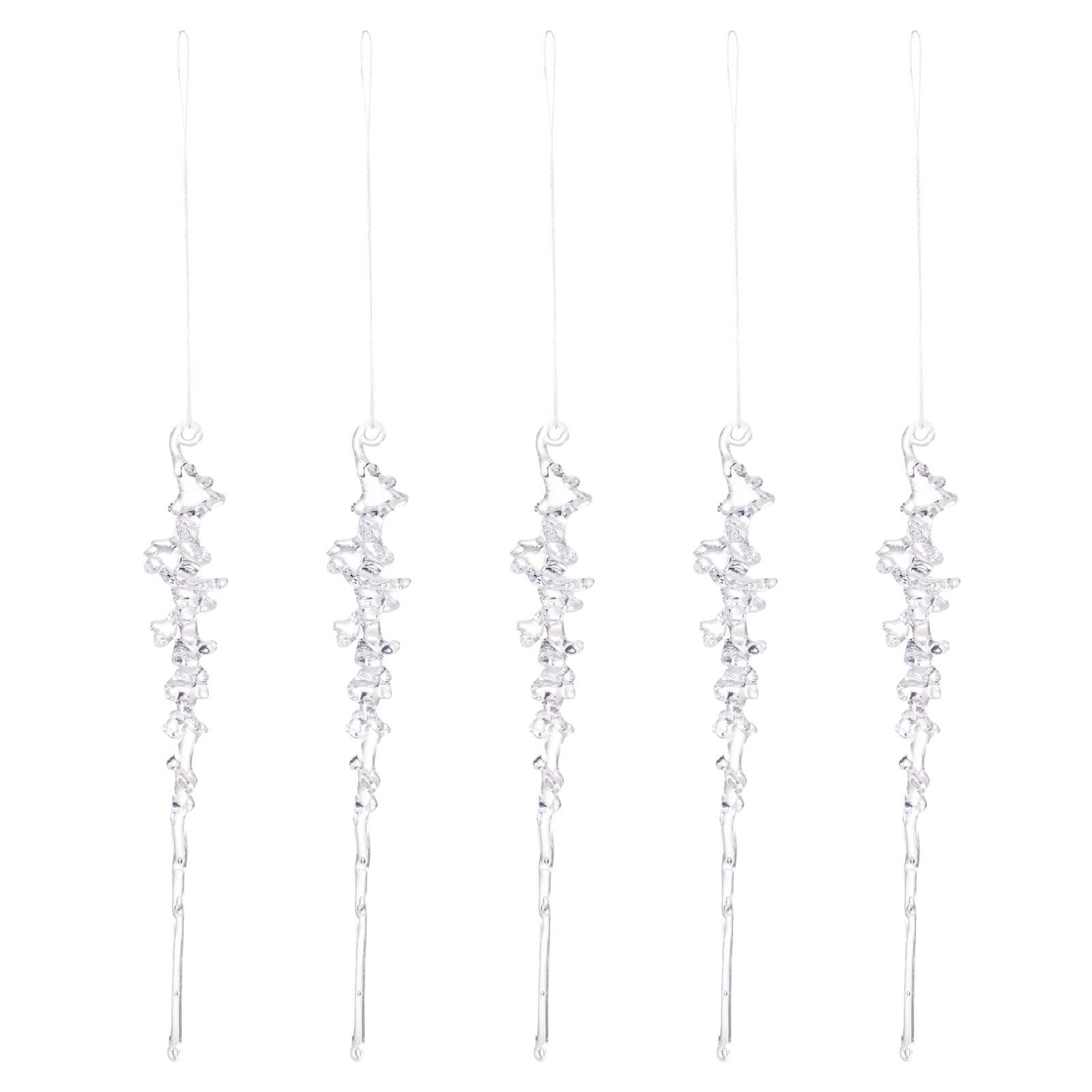 

Рождественские украшения, Прозрачные элементы-снежинки, Креативные украшения из акрилового кристалла, Рождественские элементы-снежинки One Size