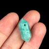 2Pcs Earrings Pendant Natural Stone Hexagonal Column Single-Hole Pendant For Jewelry Making DIY Earrings Necklace Accessory