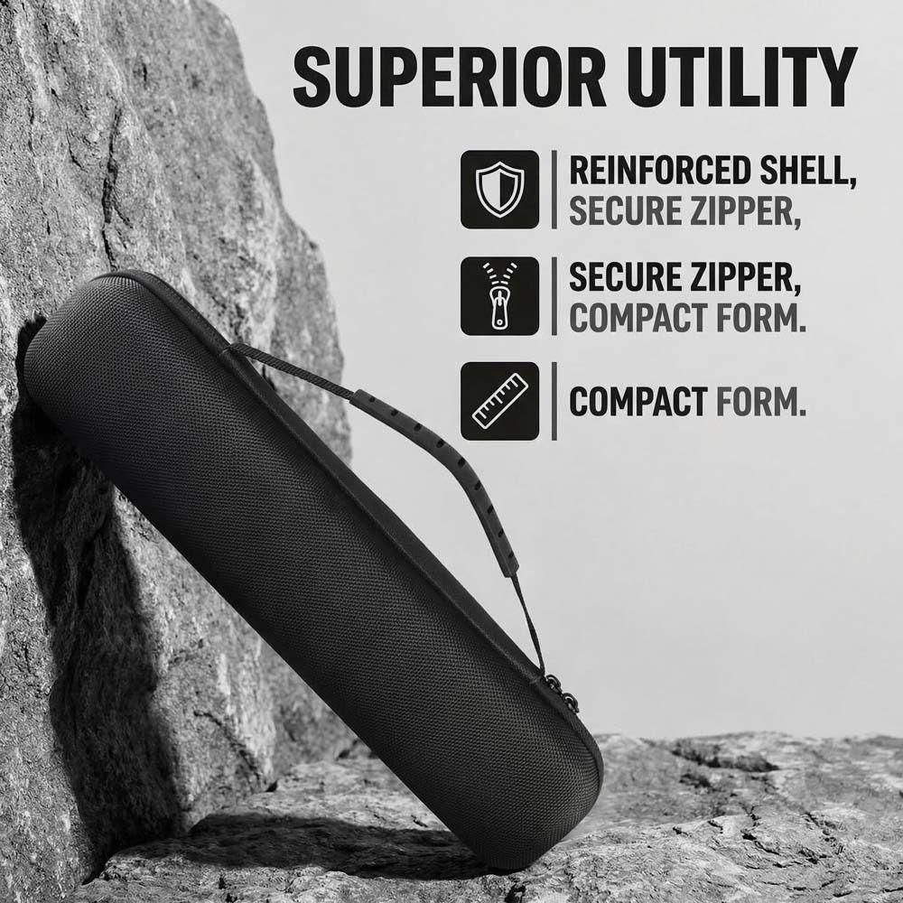 Anti Shock Fishing Tackle Bag Hard Shell Carry Bag for Rod Fishing Rod Bag  Tackle Bag