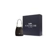 Coach Dempsey 14 Logo Kordelzugverschluss PVC und Leder Beuteltasche Damen Taschen Dunkelbraun CW299-IMXAQ