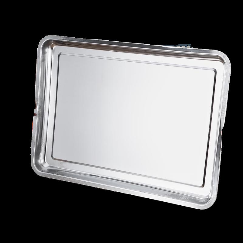 HUALEAI Extra Large Stainless Steel Rectangular Baking & Steaming Tray