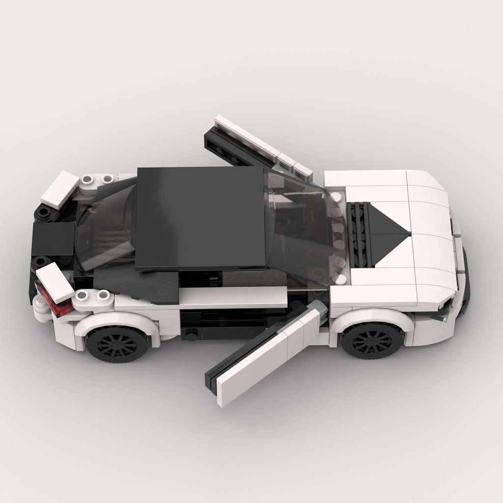 Racing Car Sports Model Building Blocks: Baoma I8 Educational Assembly Toy for Kids