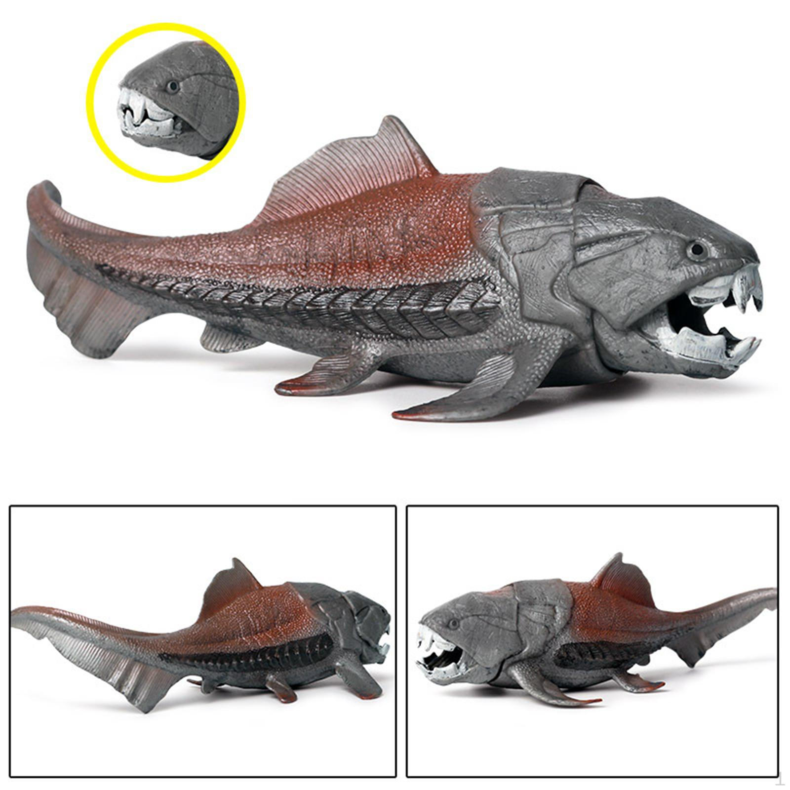 

Dunkleosteus Figurine Marine Creature Model Realistic Role Play Decorative Learning Toy Animal