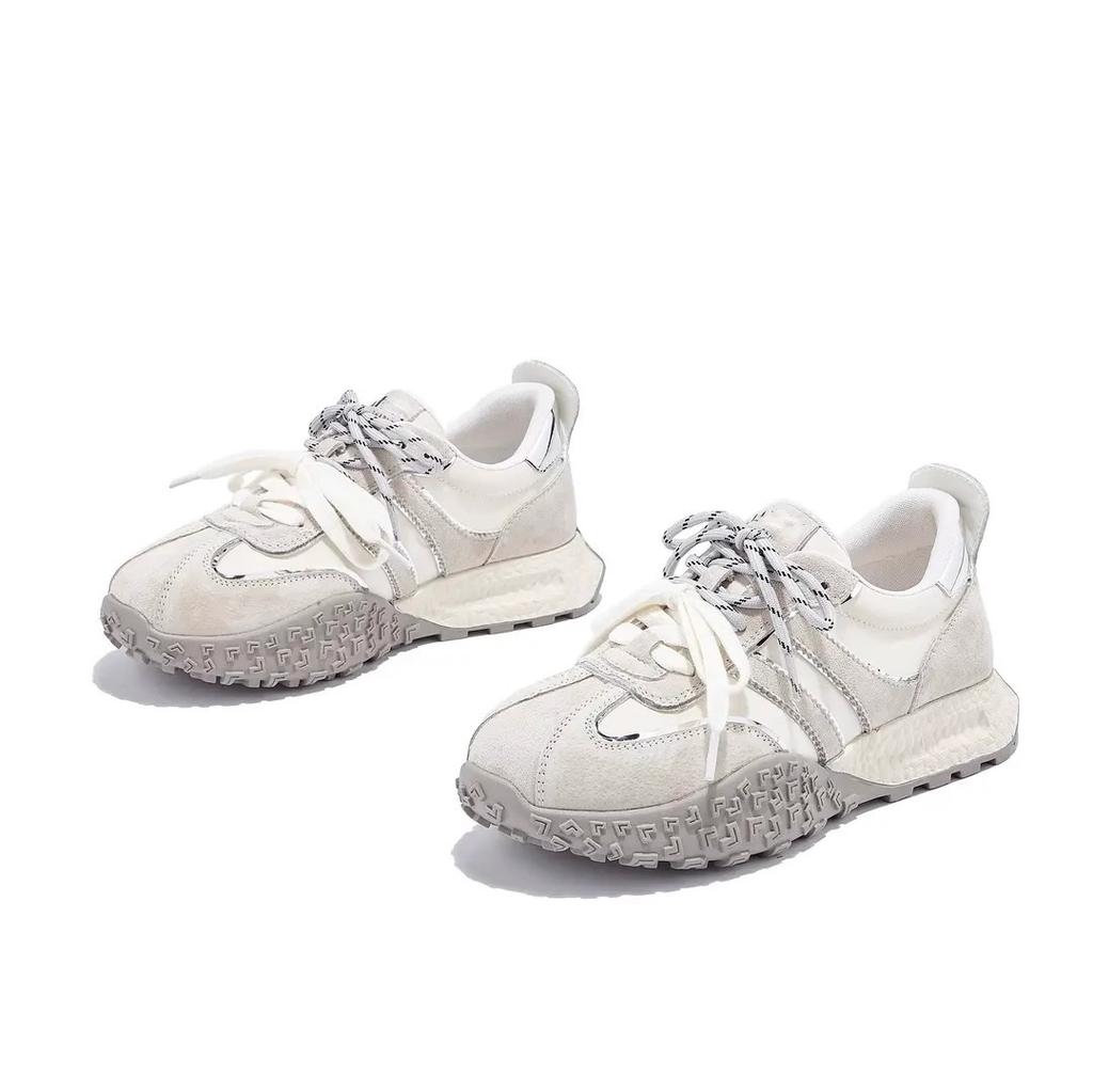 Thick-soled comfortable German training shoes 2025 spring and summer new niche light luxury outer wear sports jogging shoes fashion casual women's sh