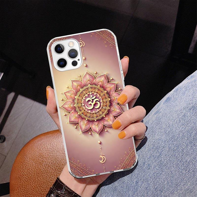 

Mandala Chakra Insist Yoga Phnoe Case for Iphone 17 Air 16 16E 11 12 13 Mini 14 Plus 15 Pro Max 7 8 + SE 2020 Phone Cover Coque iPhone 17 Air