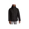 Timberland Outdoor Fleecegefütterte Drei-in-Eins Kapuzen-Logojacke Herrenjacke Schwarz A448C-001