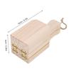 Banana Smasher Maker Plantain Tostones Press 2 In 1 Banana Smasher Maker Wooden Plantain Smasher for Kitchen