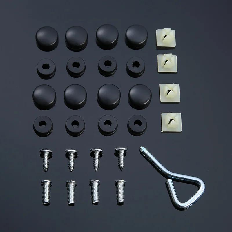 2PCS Motorcycle License Plate Frame Aluminum Alloy Plate Frame Personalized Modification of Bicycle License Plate Frame