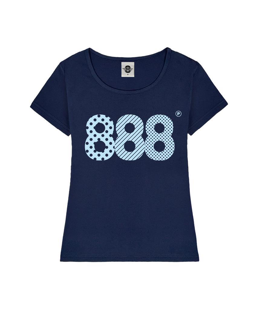 PRIMATE Aspect Number.888 Women'S U-Neck Slim Fit Short Sleeve T-Shirt 6 Colors