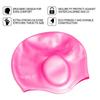 Women Man Waterproof Flexible Silicone 3D Pool Hat Hair Protections Swim Pool