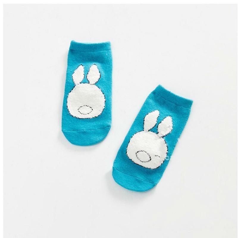1 Pair Girl Boy Animal Cotton Anti-slip Kids Baby Socks Cartoon Animal Rabbit Socks for Newborns Inf