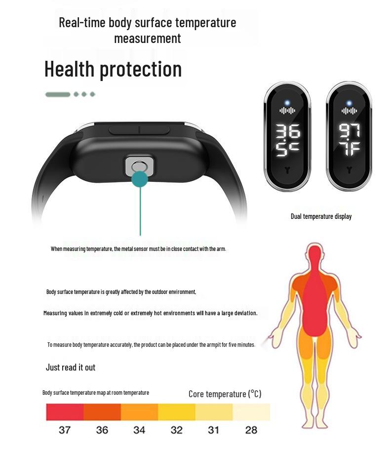 Portable Bionic Mosquito Repellent Watch & Thermometer for Kids