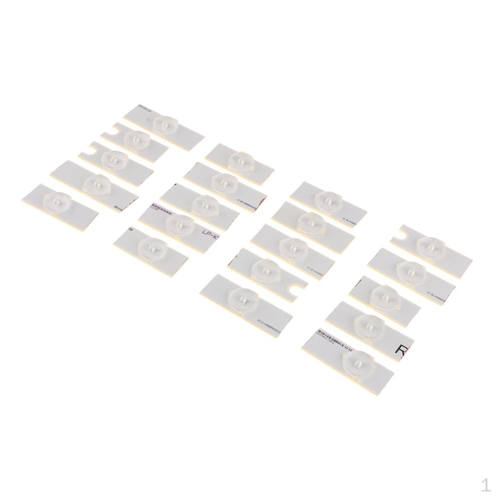 

Намистини для SMD лампи 3 В ~ 6 В з оптичною лінзою для LED-телевізора з 20 шт