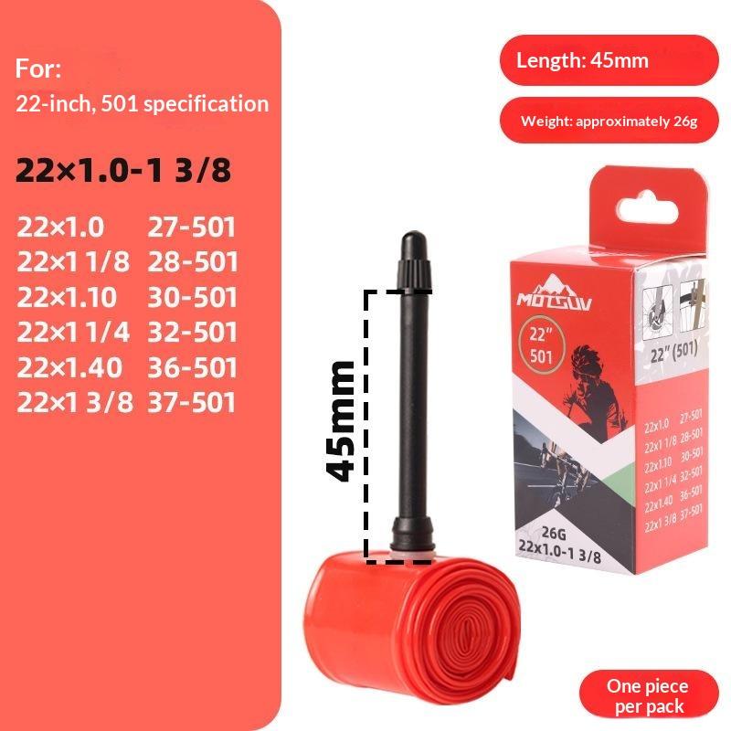 Tpu Bike Inner Tube Camera 16 18 20 22 Inch Mountain Bicycle Tire The Length Of The Nozzle Is 45/65 Mm.
