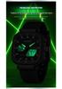 Sanda Unisex Trendy Square Watch: Multifunctional, Waterproof, Dual Display, Sports/Calendar Features, Casual Men's Electronic Wristwatch.