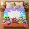 Oddbods Cartoon Decke 240g Flanell, geeignet für Sofas, Betten, Büros, exquisites Geschenk