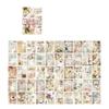 100pcs DIY Scrapbooking Message Material Paper with Creative Flower Decorative 8 Styles Memo Pad Background Paper Diary Album