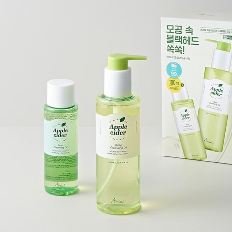 [Ariul] Apple Cider Deep Cleansing Oil 200ml+100ml Special Set