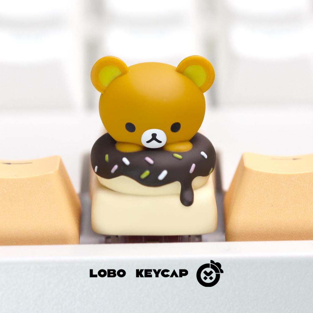 Rilakkuma Cute Resin Keycap for Custom Mechanical Keyboards - Replaceable & Personalized ESC Gift