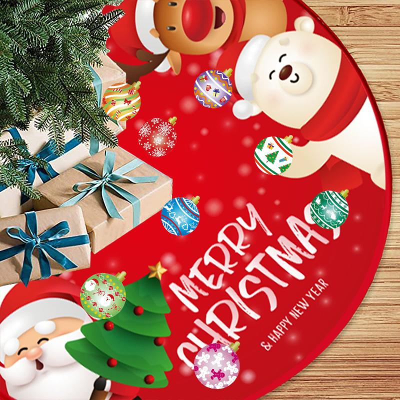 500Pcs Merry Christmas Stickers Christmas Theme Seal Labels Stickers For Diy Gift Baking Package Envelope Decoration