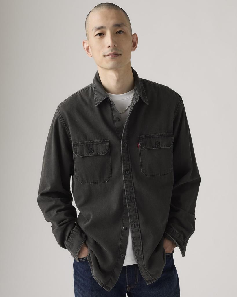 Levi's JACKSON WORKER Denim Shirt Long Sleeve Men's 19573-0216 US XS