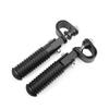 Foot Pegs for 1''-1.2" Crash Bar Foldable Footpegs Universal Footrest Mount